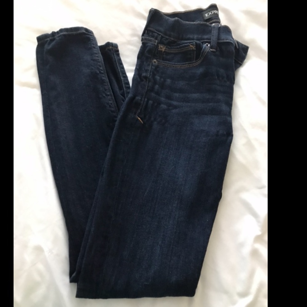 Dark Blue Express Denim Jeans.